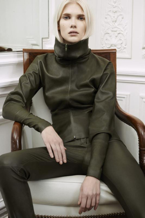 designerleather:Yulia Terenti for Jitrois FW 1415 - BOREA jacket &amp; PIKA pants