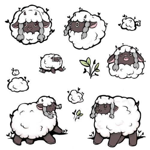 All aboard the Wooloo train! WOOLOOOOOThis sticker set will be on my redbubble soon but until then e