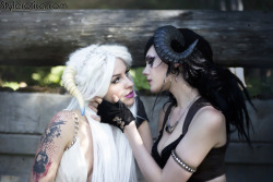 steamgirlofficial:  Two incredible SteamGirl.com models from two very different parts of the world joining forces for a fantasy-fueled photo set certainly sounds amazing… so that’s what we did! The incomparable Lumi and the amazing Lady Alexandria