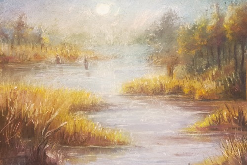 Recent Art done in soft pastels (Sennelier and Rembrandt) Emotional landscapesThey puzzle meThen the