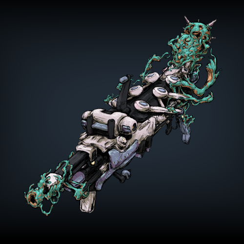Mutalist, based on the Mutalist Quanta and the Mutalist Cernos but sporting it's own unique color palette based on contrasts from the Stug's original colors