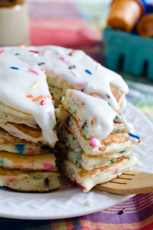 r2–d2: Birthday Cake Pancakes 4 by (Seeded at the Table)