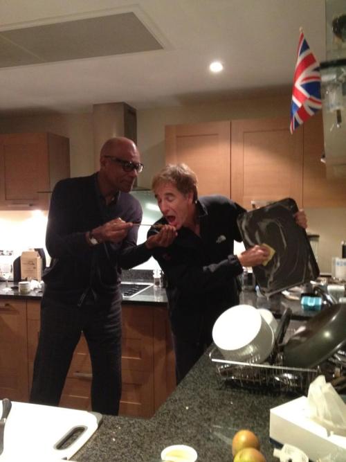 rocketfists:  eddplant:  breannaclassic:  So Patrick Stewart’s twitter is the cutest thing ever.  Did he hire a twitpiccer or does he have extremely accommodating friends  If Patrick Stewart asks you to take a picture of him looking triumphant in a