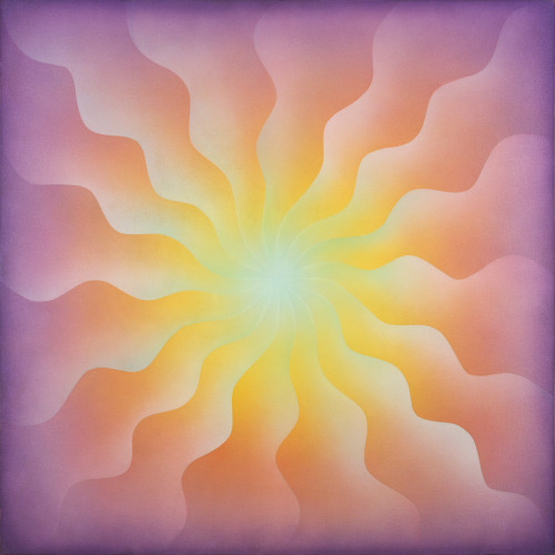 electripipedream:Judy Chicago, Elizabeth in Honor of Elizabeth from the Great Ladies series, 1973