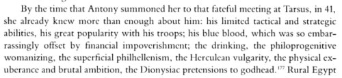 fulviavincit:these two descriptions of Marcus Antonius by Peter Green in Alexander to Actium (1990) 