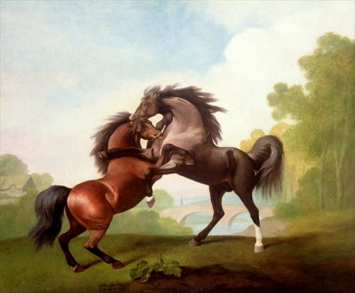 Fighting Stallions, George Stubbs, 1791