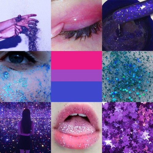lgbt–moodboards: bi w/ glitter for anon!