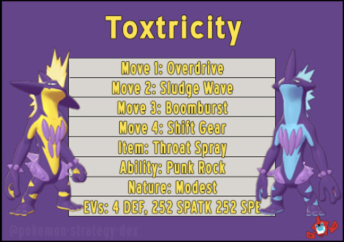 Toxtricity - Evolutions, Location, and Learnset