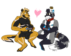 huskyscribbles: They’re not tops or bottoms…. THEY’RE SWITCHES …..Commission I got from @skoogers featuring my BF @sullynorwood and I &lt;3 