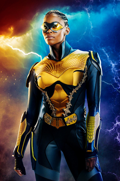 dcmultiverse: First look at Anissa Pierce as Thunder for CW’s Black Lightning!
