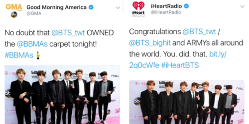 thatkpopfan: BTS in the Media After their award Teamwork makes the dream work