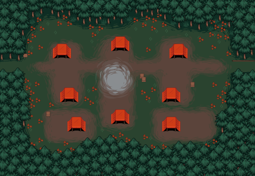 voidzonegameblog:  Some small updates for now… more of the forest, and finally a real title s