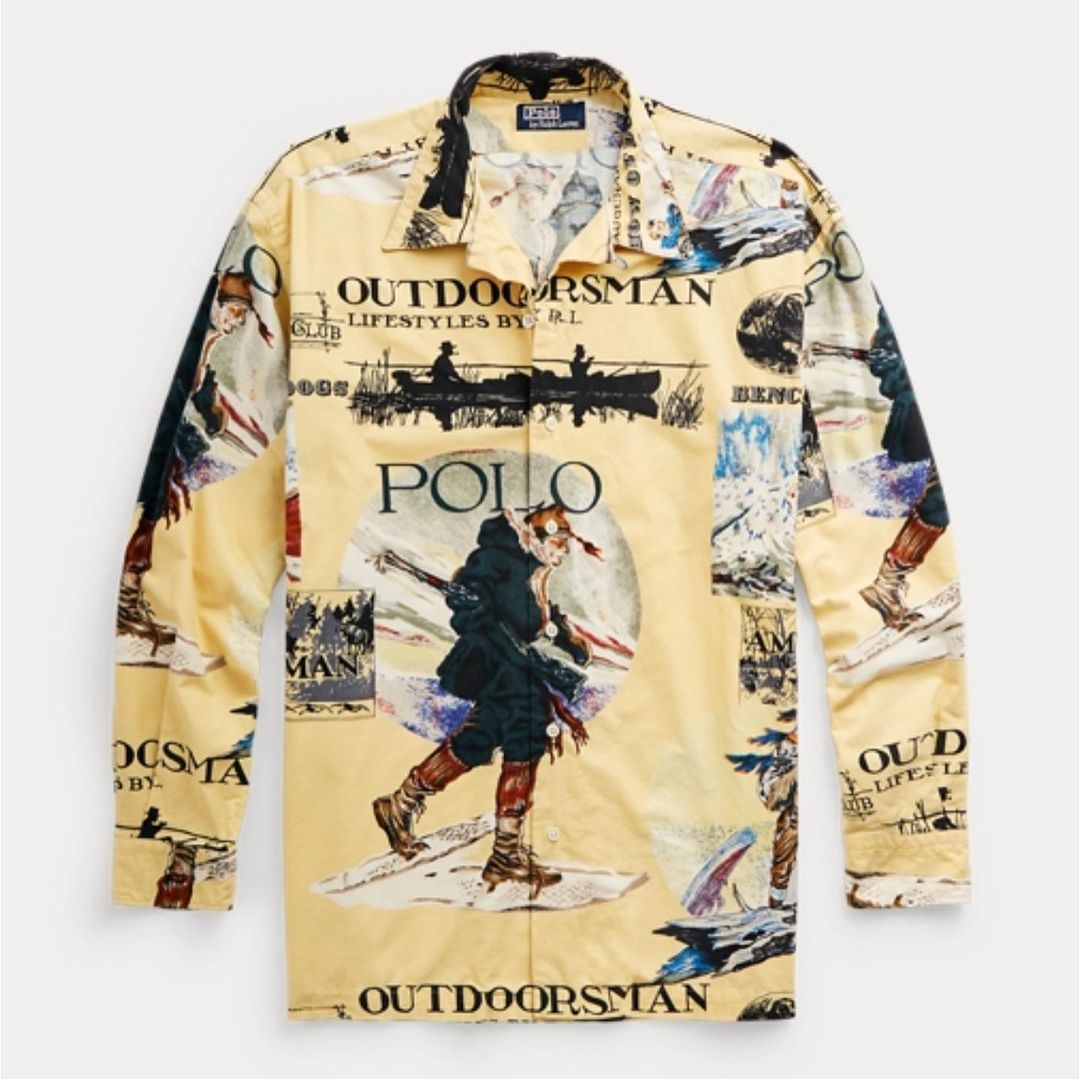 Vintage Polo sportsman printed shirt 1992. $875 on the Polo app. Polo ...