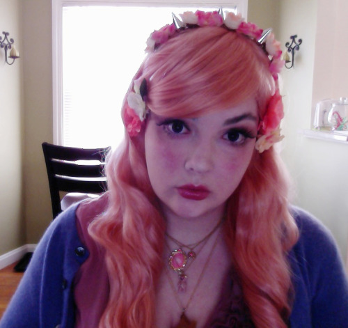 beckpoppins:  ‘rosey peach’ ootd 