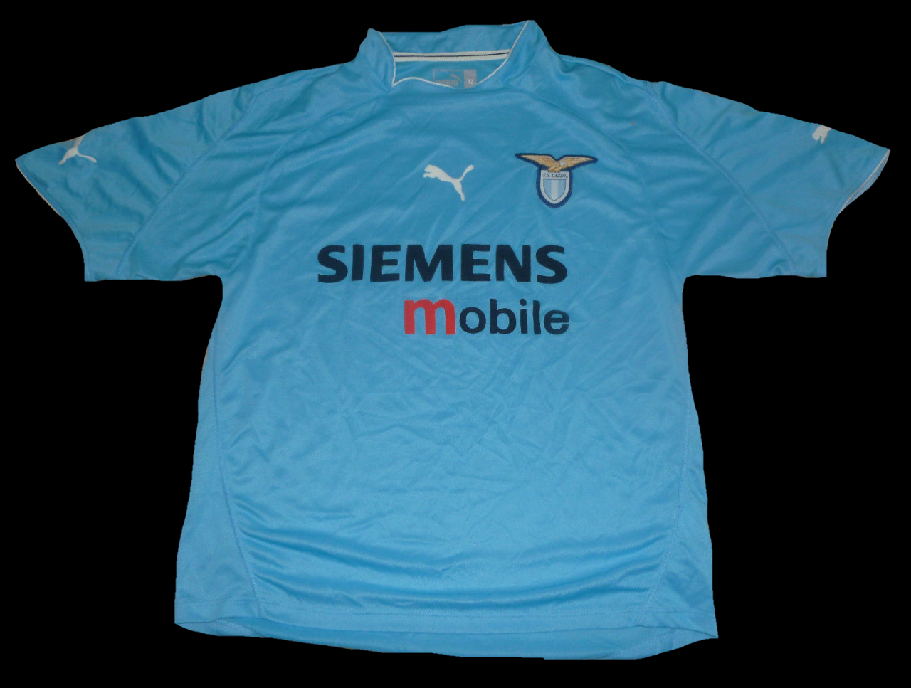 Camiseta Puma de la SS Lazio 2002/03.