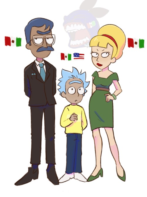 My Interpretation Of Rick's Parents! (ignore How Badly Drawn They Are🧎‍♂️)￼￼