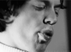 keith-richards:Mick singing Elvis Presley's Santa Bring My Baby Back To Me
