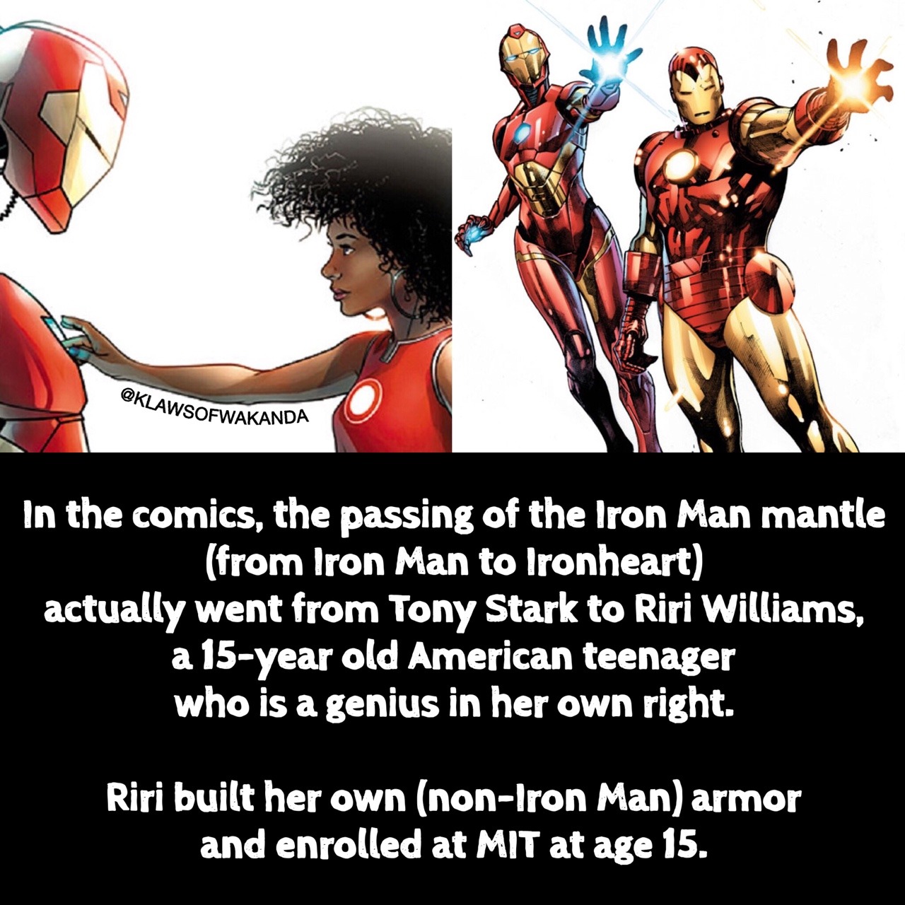 klawsofwakanda:  Shuri &amp; Riri Williams (Ironheart) Can Coexist in the MCUThere