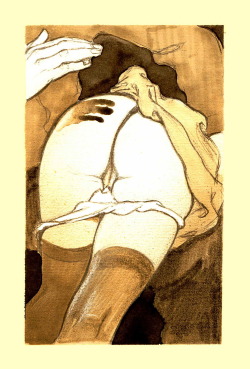 mr-asphyxiation:  luisthelandless:  The Art of Spanking by Milo Manara, Jean-Pierre Enard  Oh so beautiful :)