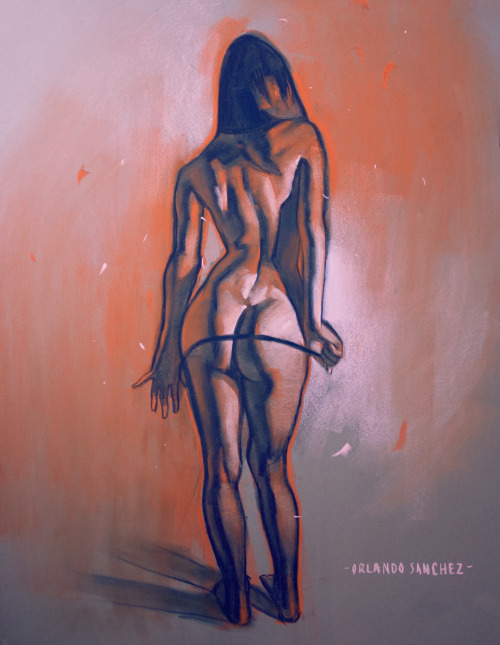 artforadults:  Sanchezart submitted! ———————————————  Carson’s amazing figure.  Carson Drawing #5 study of fall out light Online Gallery: www.orlandosanchezart.bigcartel.com Tumblr: www.Sanchezart.tumblr.com 