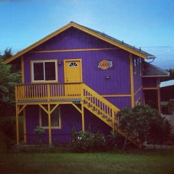 lakersworld:  Would You Live In This House?   #teamlakers #lal #lakers #laallday #lakeshow #lalakers #lakergang #lakernation #losangeleslakers #calilove #countonkobe #cali #china #blackmamba #vino #purpleandgold #igdaily #kobe #100likes #nba #teamkobe