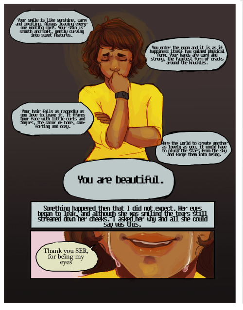 indeathmayibetriumphant: My final for my Drawing II class, the prompt was “Our Human relations