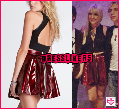 dressliker5: Red Alert Skirt (Exact)- $75.00 Worn on 11/16/2013 at Club Nokia for the Dancing Out My