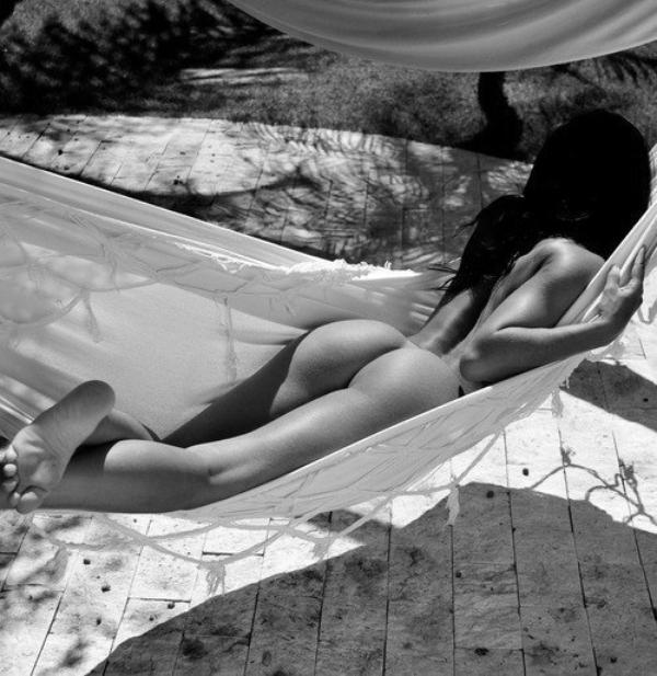 Relaxing outside