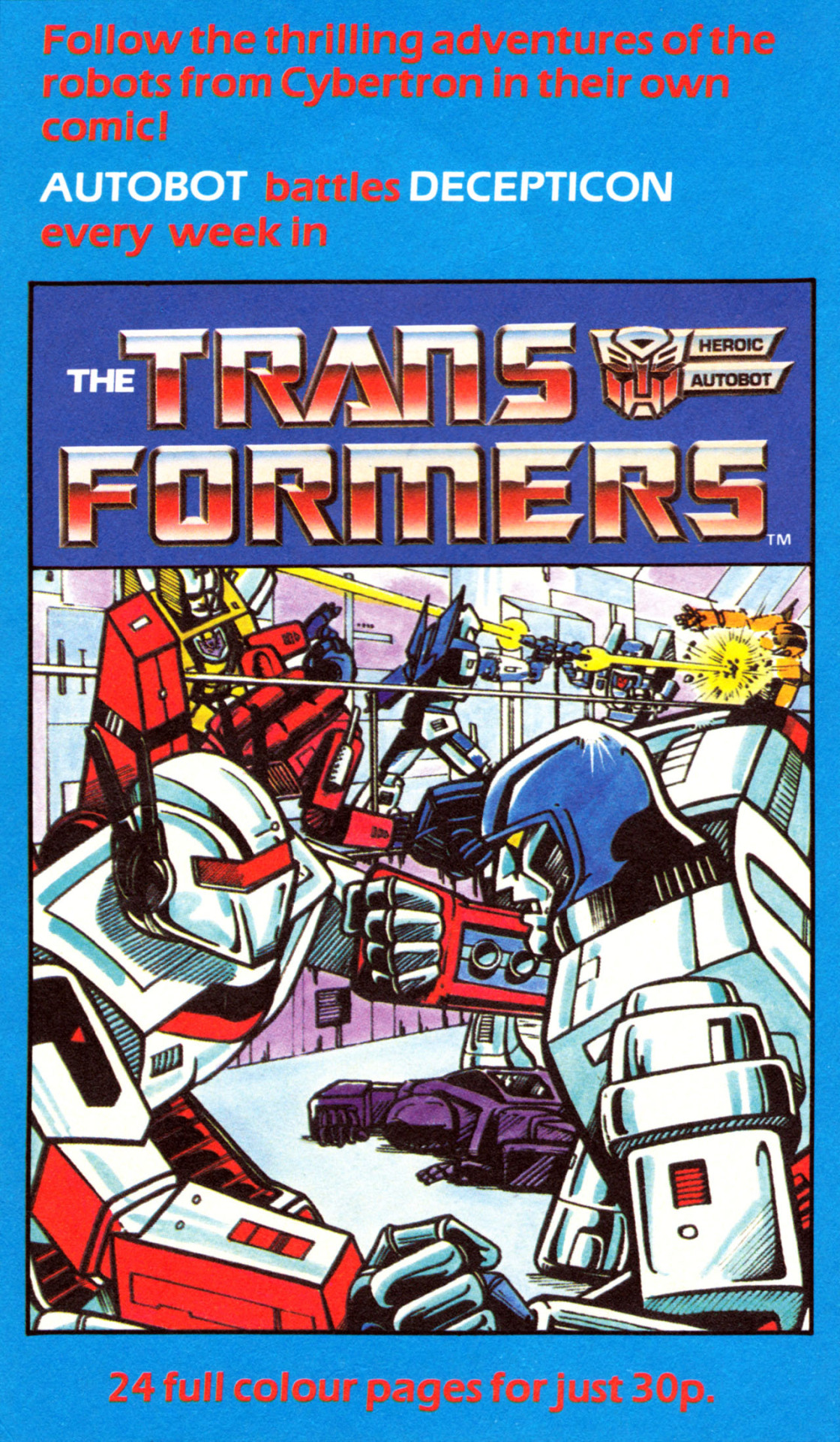monzo12782:
“ Ad for the Marvel UK Transformers comic book, scanned from a Young Corgi Adventure book. The central Jetfire versus Megatron image originates from “In the Transformers”, a Milton Bradley comic/catalog that was seemingly only distributed...