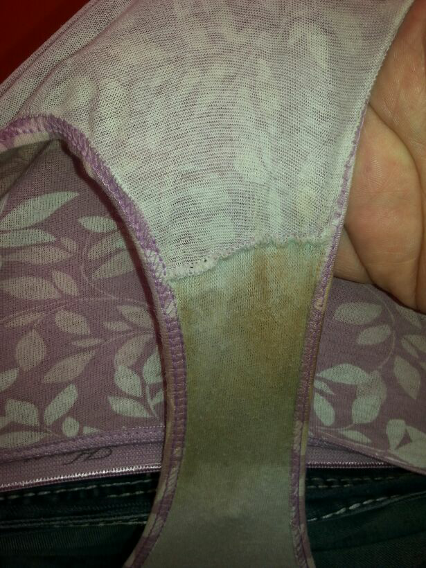 thefilthypantythief:  My new friend’s very filthy panty crotch…she’s a soccer