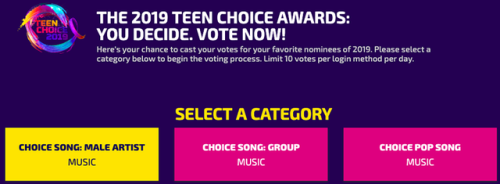 louistomlinsoncouk:Two Of Us has been nominated for a Teen Choice Award!To vote:via website (if outs