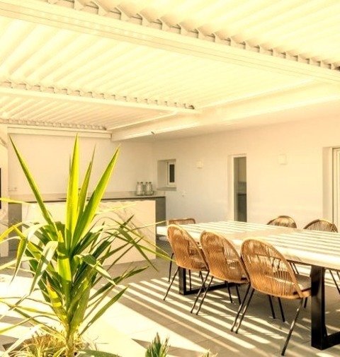 Contemporary Deck In Madrid