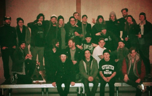 perfectenschl-g:  defeater x caspian x landscapes x goodtime boys january/february 2014 martinskirche, stuttgart (x) (x) 