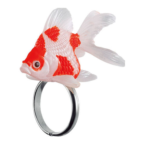 to-be-frank-i-dont-care: sofubis: Ringcolle!　ゆび和　～金魚と亀～ (bandai) @blueberryrock