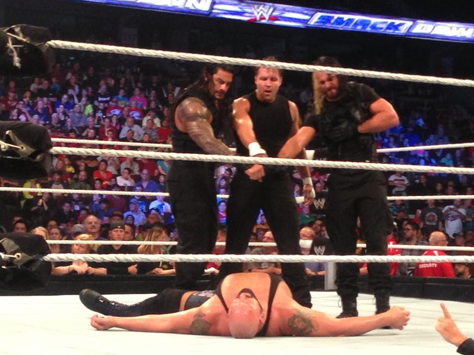 rwfan11:  Big Show and The Shield ….Show, I think you’re about to get fisted…triple