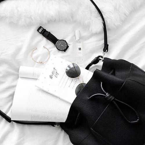 Solid Color String PU Leather Crossbody Bag - Black &gt;&gt; DONT FORGET!Use this Coupo