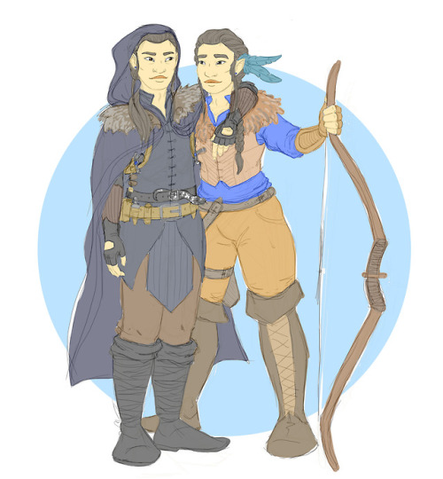 thesylversmyth: I colored the twins!  I miss them so much :’) It’s been a year sinc