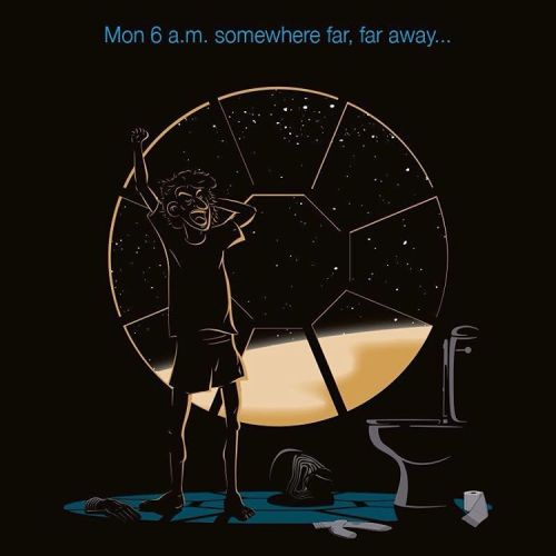 Mondays suck, even in a galaxy far, far away…www.teepublic.com/t-shirt/890184-dark-side-awak