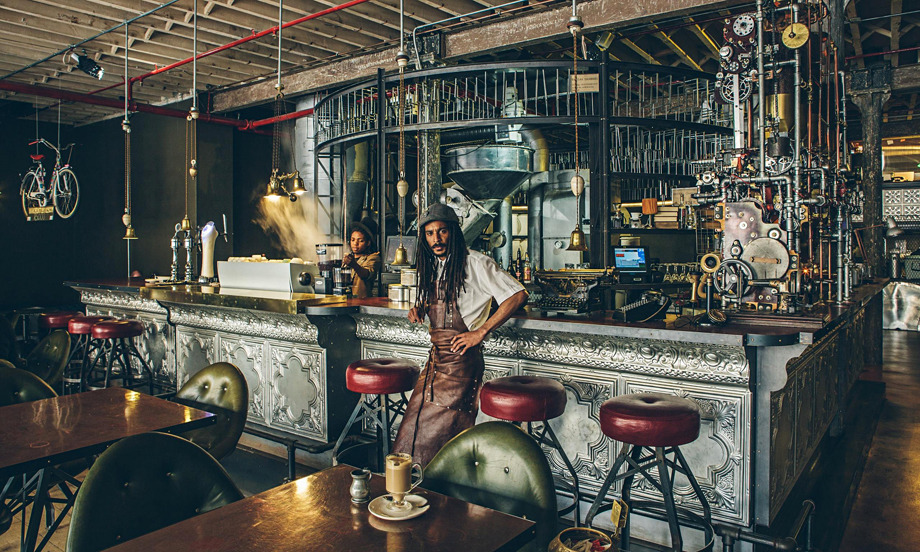 Time for a java jolt (Truth Steampunk Coffee Shop, Cape Town, South Africa ~ you