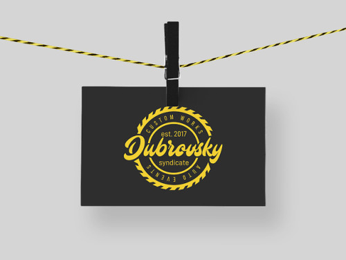  Dubrovsky Logo / Разработка логотипа для Жекича Дубровского