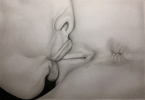 erotic-pencil-art-denmark: Follow if you would like to see more of my photorealistic, erotic pencil 