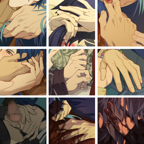 bara-mink:  DRAMAtical Murder + Re:Connect: HandsDownload Individual Icons Here.