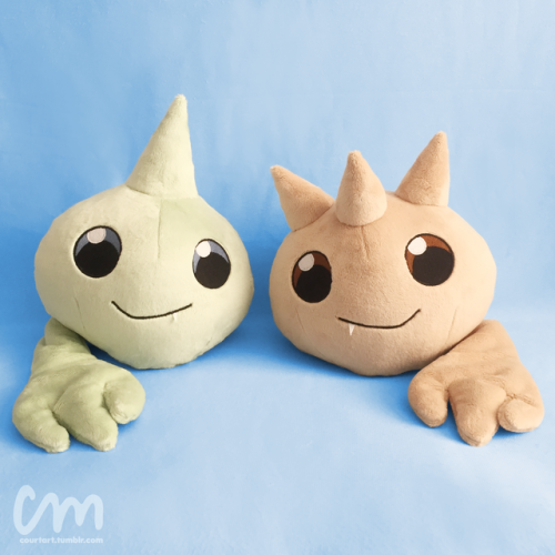 Life size Zerimon and Conomon plushes join the party!They are each 7&quot; tall excluding the horns.