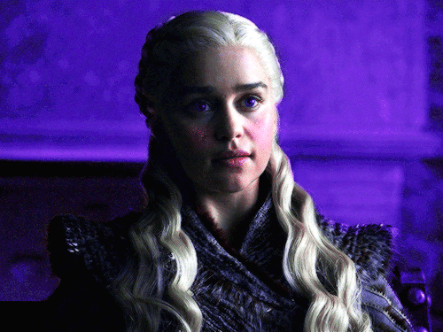 blueskiesandwildflowers:Emilia Clarke as Daenerys Targaryen in the eighth season of Game of Thrones