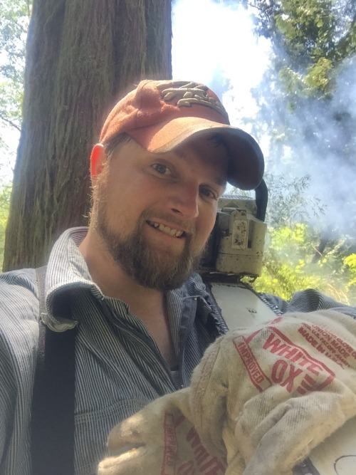 From working on my uncles property this weekend