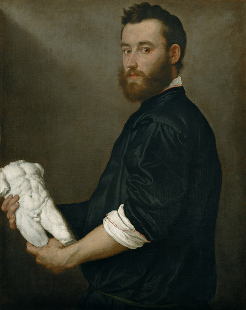 The Sculptor Alessandro VittoriaGiovanni Battista Moroni (Italian; ca. 1520/24–1578)ca. 1552–53Oil o