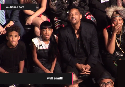 tastefullyoffensive:  The Smith family reacts to Miley Cyrus’ VMA performance.