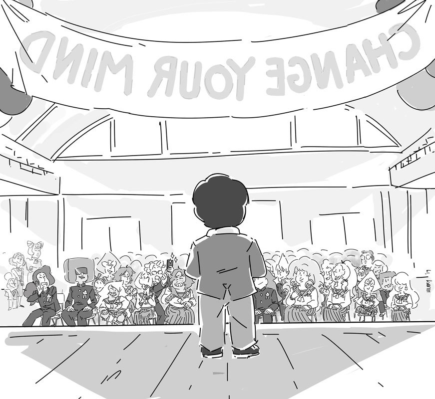 hilaryflorido:  -Change Your Mind- written and boarded by: Rebecca Sugar, Miki Brewster,