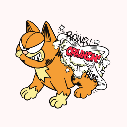 261 - GARFYENA - This Garfemon’s BUTT is always TUSSLIN’. That’s the whole DESCRIPTION.—&mdash