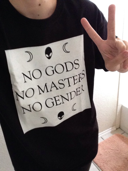 sincerelydeerly: @konrazzle THANKS for Gender Shirt . one day i’ll be out and wear it in public but 